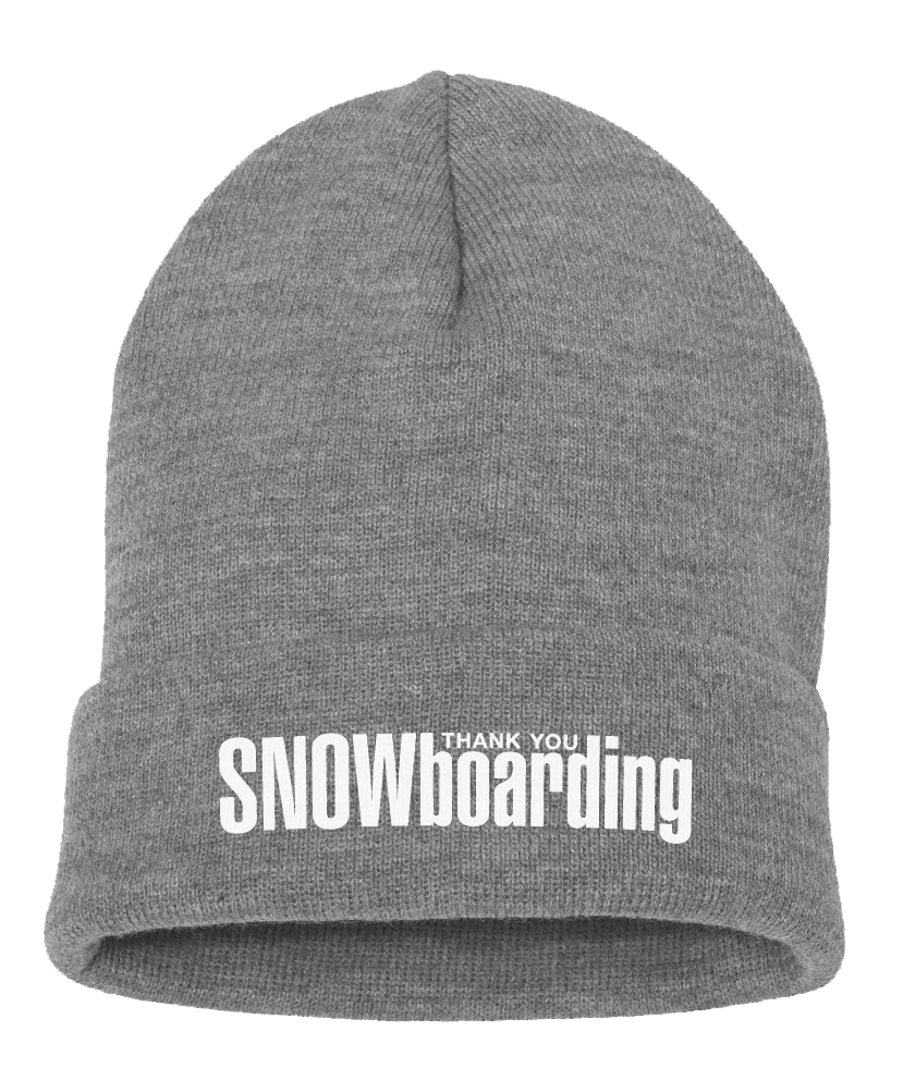 TYS/TWS Logo Beanie - Heather Grey