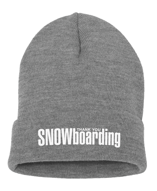 TWS Logo Beanie - Heather Grey